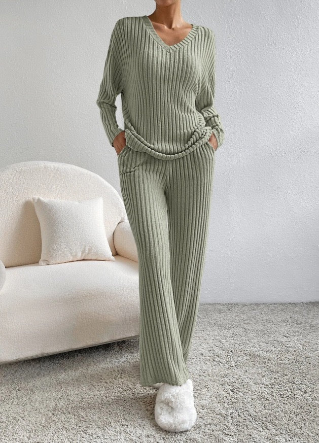 Cozy Chic Rib Knit Set