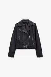 Virale Leder Jacke