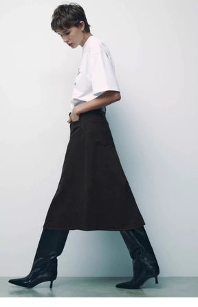 Leder High Heel Boots