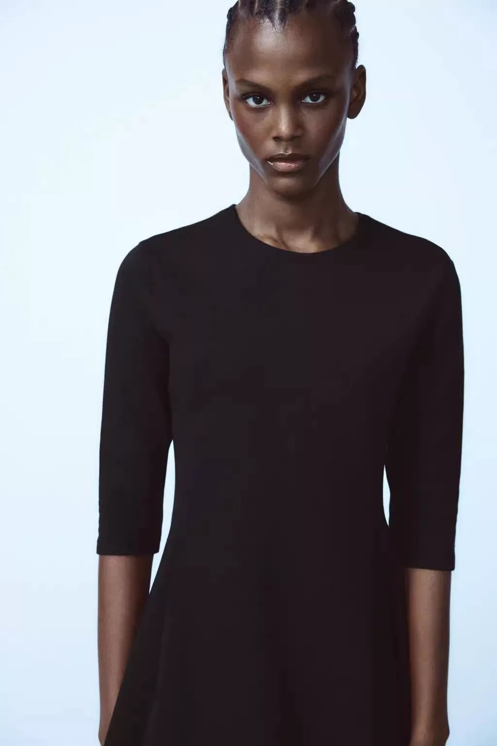 Virales Kleid Schwarz