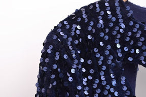 Saphirblau Sexy Viral Kleid