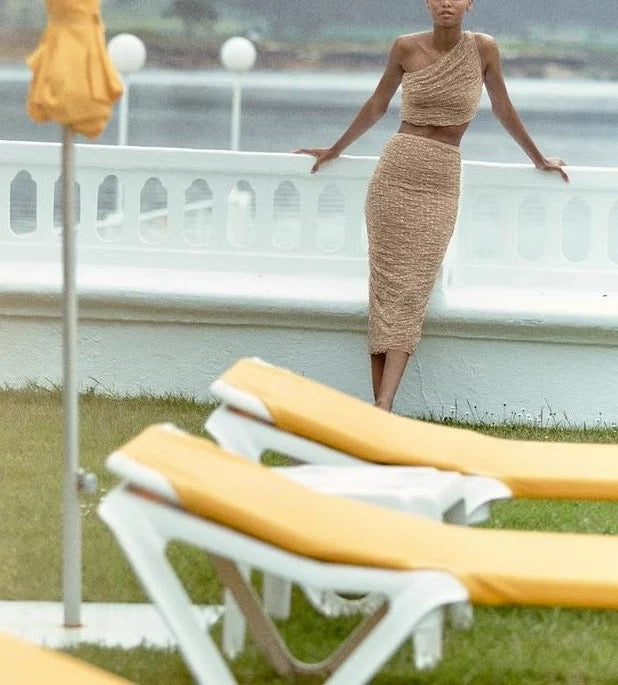 Lelu Glitzer Zweiteiler