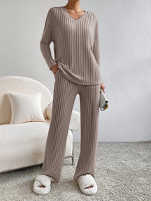 Cozy Chic Rippdstrick-Set