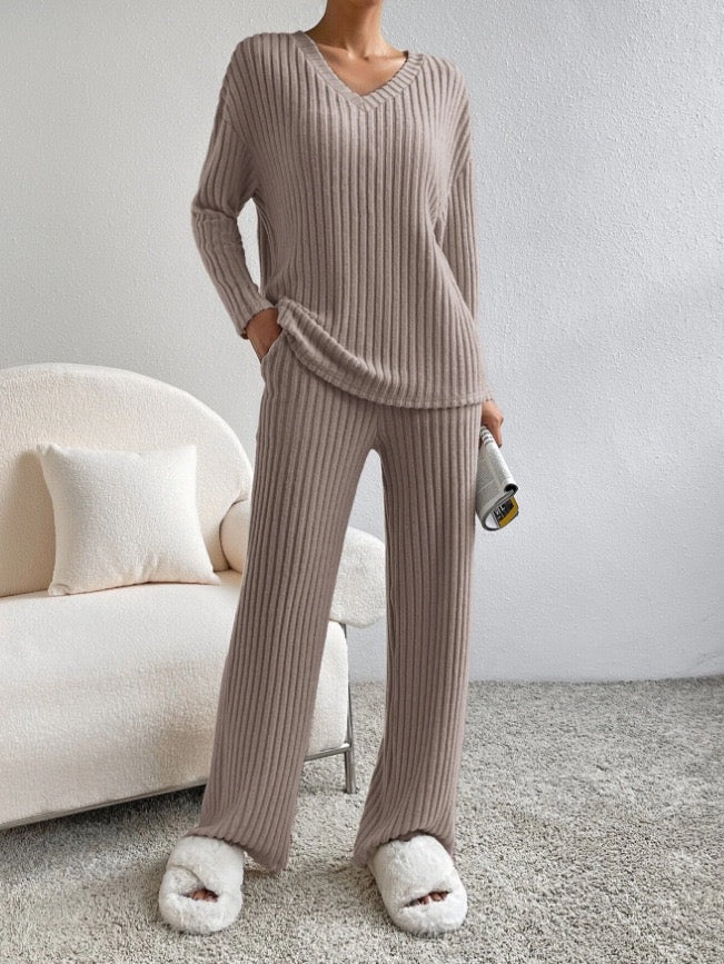 Cozy Chic Rib Knit Set