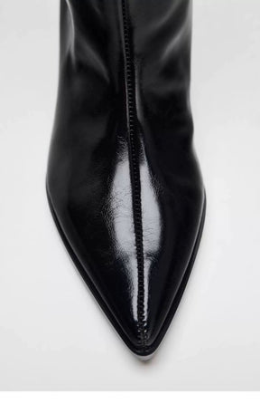 Leder High Heel Boots