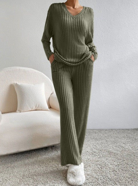 Cozy Chic Rib Knit Set