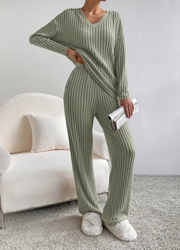 Cozy Chic Rib Knit Set