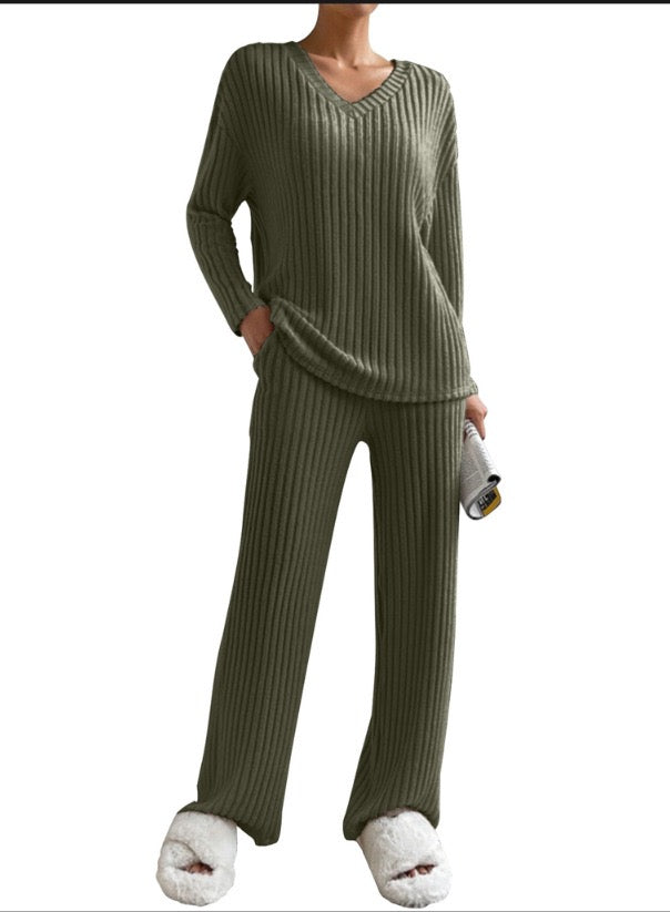 Cozy Chic Rib Knit Set