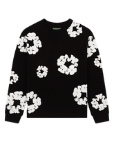 BLUMENMUSTER SWEAT SHIRT - 100% COTTON