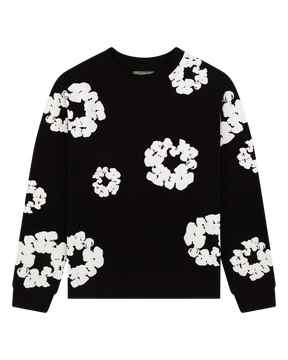 BLUMENMUSTER SWEAT SHIRT - 100% COTTON