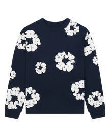 BLUMENMUSTER SWEAT SHIRT - 100% COTTON