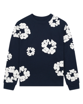 BLUMENMUSTER SWEAT SHIRT - 100% COTTON