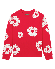 BLUMENMUSTER SWEAT SHIRT - 100% COTTON