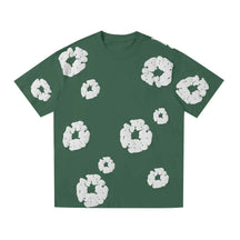 BLUMENMUSTER T-SHIRT - 100% COTTON
