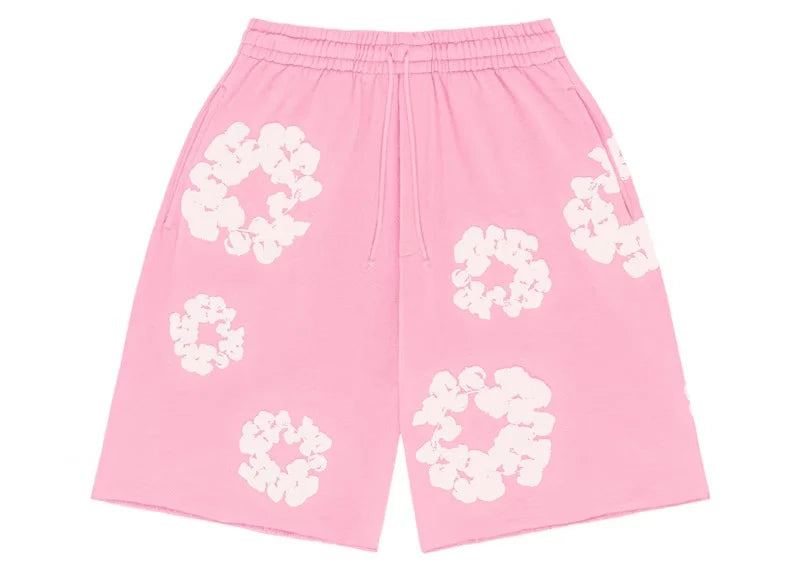 BLUMENMUSTER SHORTS - 100% COTTON